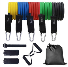 Resistance Bands 11pcs Set Tubes for Fitness Home Gym Exercise Workout Yoga