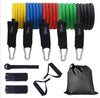Image of Resistance Bands 11pcs Set Tubes for Fitness Home Gym Exercise Workout Yoga