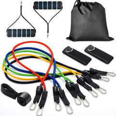 Resistance Bands 11pcs Set Tubes for Fitness Home Gym Exercise Workout Yoga