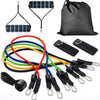 Image of Resistance Bands 11pcs Set Tubes for Fitness Home Gym Exercise Workout Yoga