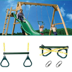 Children Outdoor Fitness Chain Fitness Rings Entertainment Horizontal Bar 200 kg Ring
