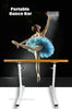 Image of 1.5M Portable White Dance Bar, Mobile Adjustable Leg Pressing Pole, Dance Room Exercise Pole .