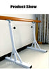 Image of 1.5M Portable White Dance Bar, Mobile Adjustable Leg Pressing Pole, Dance Room Exercise Pole .