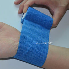 24 Pcs/pack 7.5cm x 4.5m Self Adhesive Elastic Bandage Nonwoven Cohesive for Security Protection
