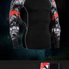 Image of Long-sleeved Tights Printed Men's Fitness Suit Two Sets of Quick-drying T-shirts,