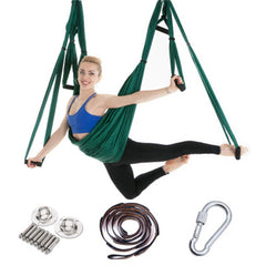 Fitness Yoga Hammock Yoga Swing Anti-gravity Aerial Straps High Strength Fabric Decompression With 6 Grip Hand Extend