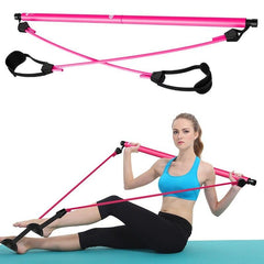 Portable Pilates Kit Resistance Band Fitness Yoga Rally