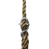 Image of Outdoor Sports Trapeze Swing Rings PE Rope Wooden Trapeze Rings For Adults Children