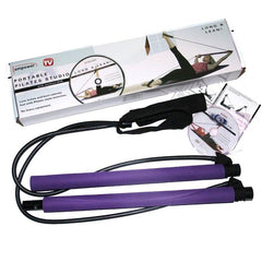 Pilates Bar Lightweight Resistance Band And Toning Bar Home Gym Trainer Portable Pilates Total Body Workout Yoga Fitness Stretch