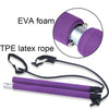 Image of Yoga Fitness Stretch Stick Lightweight Resistance Band And Toning Bar Home Gym
