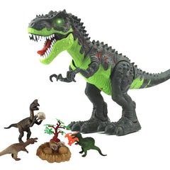 Electric Walking Lay Eggs with Sound Flash Animals Tyrannosaurus Rex Oviraptor Model Dinosaurs Kids Baby Toys