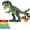 Image of Electric Walking Lay Eggs with Sound Flash Animals Tyrannosaurus Rex Oviraptor Model Dinosaurs Kids Baby Toys