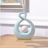 Image of Modern European Ceramic Lover Shape Desktop Ornaments Home Furnishing Decoration Crafts Art Wedding Gifts Figurines Office