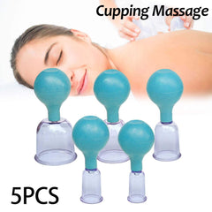 5Pcs Professional Massage Cups Family Body Massage Helper Anti Cellulite