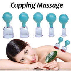 5Pcs Professional Massage Cups Family Body Massage Helper Anti Cellulite