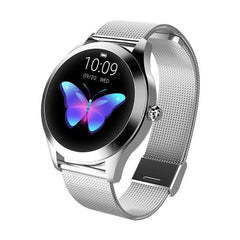 LEMDIOE Women Smart Watch IP68 Heart Rate Monitor Message Call Reminder Pedometer Calorie Smartwatch Women watch For Android IOS