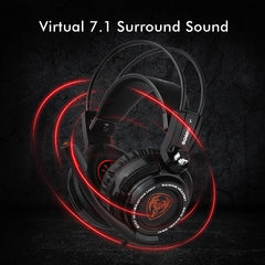 Somic G941 USB 7.1 Virtual Surround Sound Gaming Headset Headphones with Microphone Stereo Bass Vibration for PC PS4 Gamer