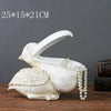 Image of Creative Key Storage Box Resin Bird Ornaments Wine Cabinet Decorations Crafts Home Lucky Fengshui Crafts