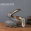Image of Creative Key Storage Box Resin Bird Ornaments Wine Cabinet Decorations Crafts Home Lucky Fengshui Crafts