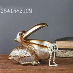 Creative Key Storage Box Resin Bird Ornaments Wine Cabinet Decorations Crafts Home Lucky Fengshui Crafts