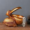 Image of Creative Key Storage Box Resin Bird Ornaments Wine Cabinet Decorations Crafts Home Lucky Fengshui Crafts