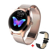 Image of LEMDIOE Women Smart Watch IP68 Heart Rate Monitor Message Call Reminder Pedometer Calorie Smartwatch Women watch For Android IOS