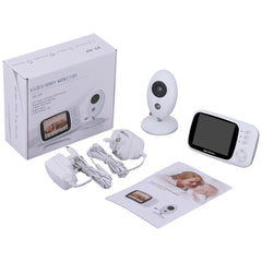 Podofo Wireless 3.5'' Baby Monitor Digital Video Audio Music Portable Infant Camera Nanny Monitor Temperature